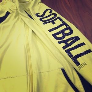 Justice SOFTBALL 🥎 zip up